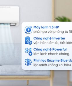Máy lạnh Daikin Inverter 1.5 HP ATKB35ZVMV