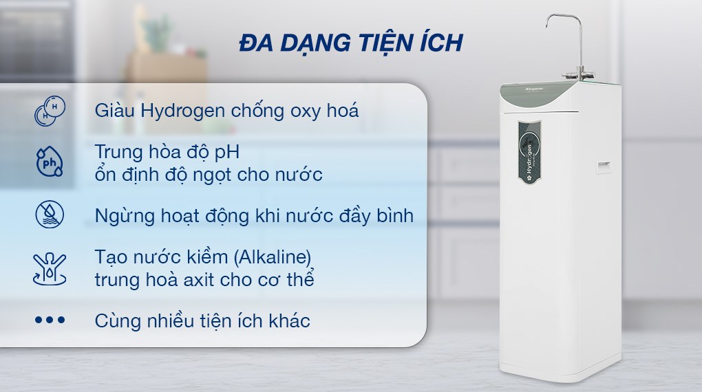 Máy lọc nước RO Hydrogen Kangaroo KG100HD2